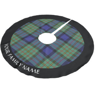 Clan MacLaren Tartan Brushed Polyester Tree Skirt