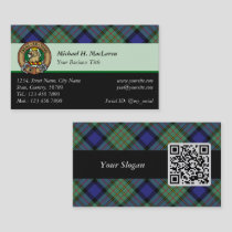 Clan MacLaren Tartan Business Card