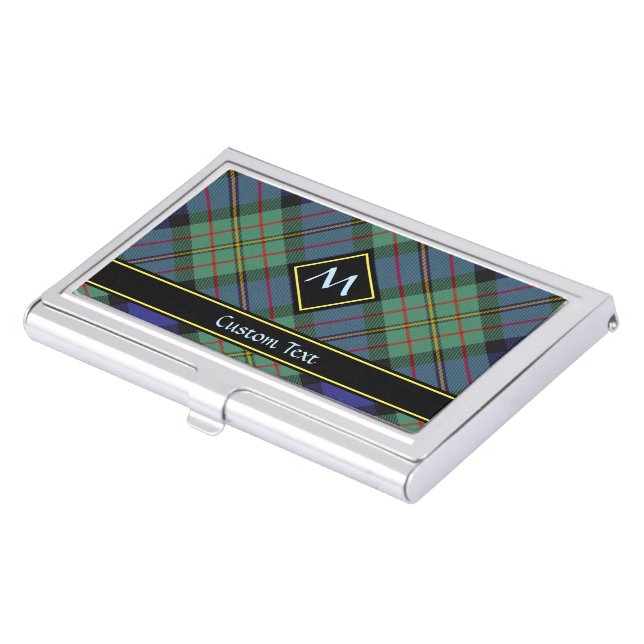 Clan MacLaren Tartan Business Card Case (Front)