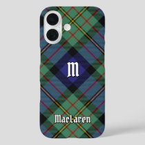 Clan MacLaren Tartan iPhone 16 Case