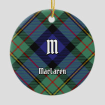 Clan MacLaren Tartan Ceramic Ornament