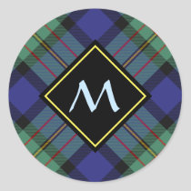 Clan MacLaren Tartan Classic Round Sticker