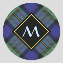 Clan MacLaren Tartan Classic Round Sticker