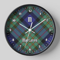 Clan MacLaren Tartan Clock