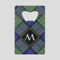 Clan MacLaren Tartan Credit Card Bottle Opener