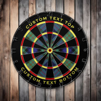 Clan MacLaren Tartan Dart Board