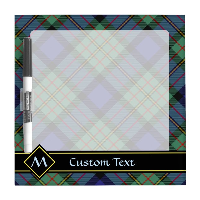 Clan MacLaren Tartan Dry Erase Board (Front)