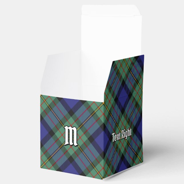 Clan MacLaren Tartan Favor Box (Opened)
