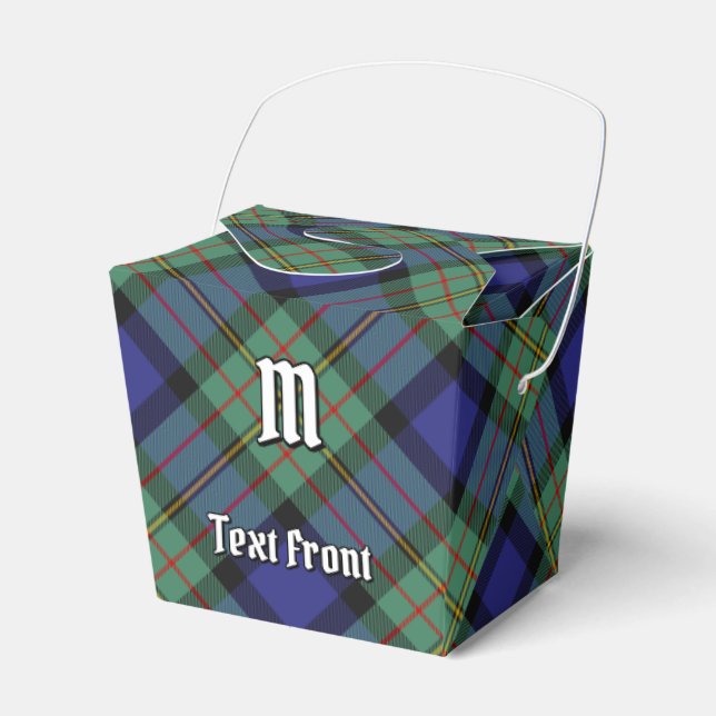 Clan MacLaren Tartan Favor Box (Front Side)