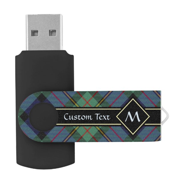 Clan MacLaren Tartan Flash Drive (Opened)