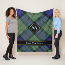 Clan MacLaren Tartan Fleece Blanket