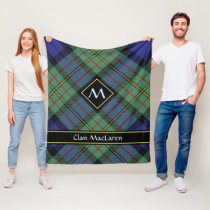 Clan MacLaren Tartan Fleece Blanket