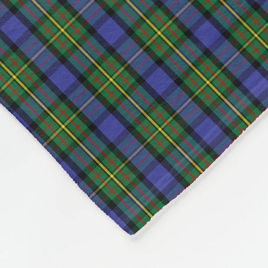 Scottish Tartan MacLaren Ancient Clan Woven Blanket Crest Style