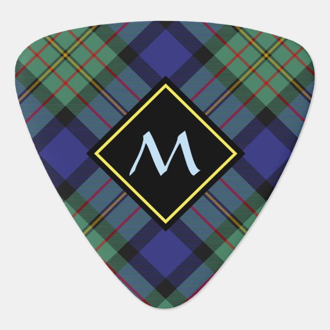 Clan MacLaren Tartan Guitar Pick (Front)