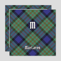 Clan MacLaren Tartan Invitation