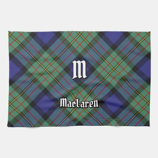 Clan MacLaren Tartan Kitchen Towel (Horizontal)