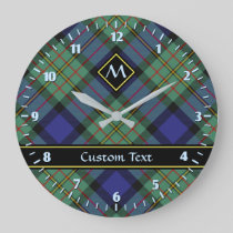 Clan MacLaren Tartan Large Clock