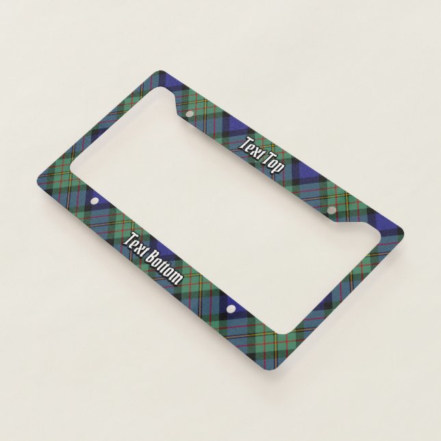 Clan MacLaren Tartan License Plate Frame (3/4)