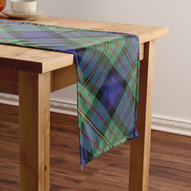 Clan MacLaren Tartan Long Table Runner (In Situ)
