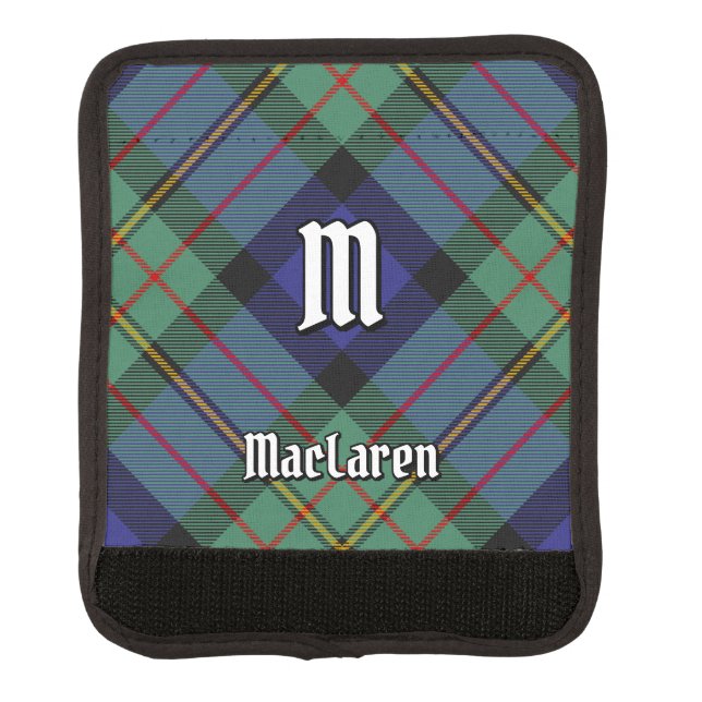 Clan MacLaren Tartan Luggage Handle Wrap (Front)