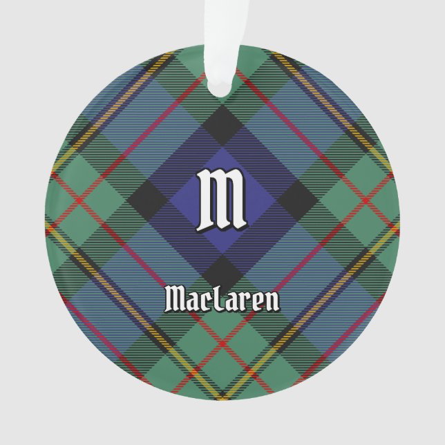 Clan MacLaren Tartan Ornament (Front)