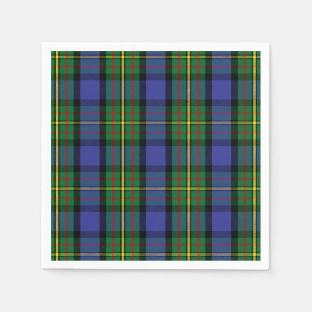 Clan MacLaren Tartan Paper Napkins (Front)