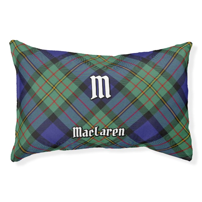 Clan MacLaren Tartan Pet Bed (Front)