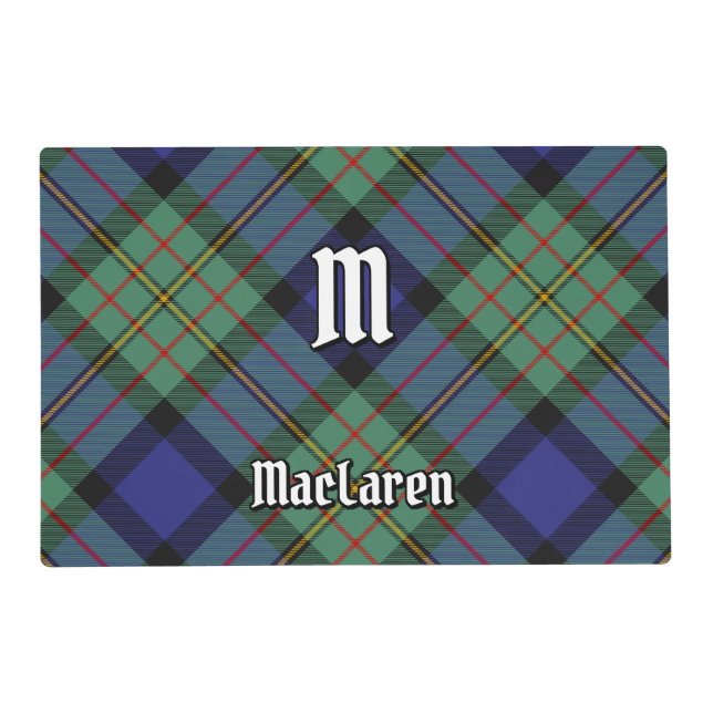 Clan MacLaren Tartan Placemat (Front)