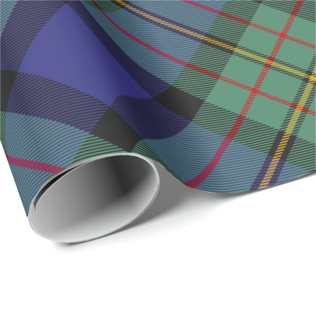 Clan MacLaren Tartan Rotated Wrapping Paper (Roll Corner)