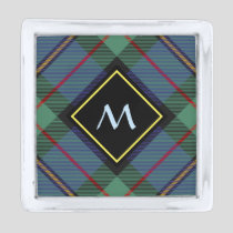 Clan MacLaren Tartan Silver Finish Lapel Pin