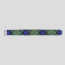 Clan MacLaren Tartan Silver Finish Tie Bar