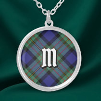 Clan MacLaren Tartan Silver Plated Necklace