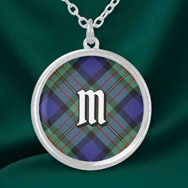 Clan MacLaren Tartan Silver Plated Necklace (Creator Uploaded)