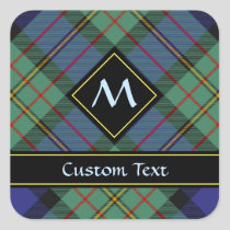 Clan MacLaren Tartan Square Sticker
