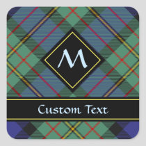 Clan MacLaren Tartan Square Sticker
