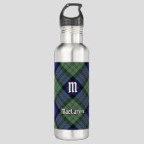 Clan MacLaren Tartan Stainless Steel Water Bottle