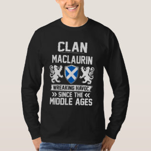 Clan Maclaurin Scottish Family Clan Scotland Wreak T-Shirt