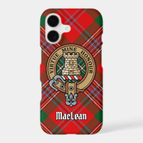 Clan MacLean Crest over Tartan iPhone 17 Case