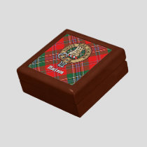 Clan MacLean Crest over Tartan Gift Box