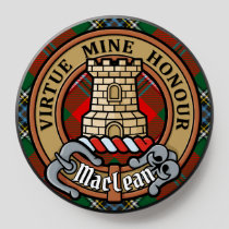 Clan MacLean Crest over Tartan PopSocket