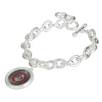 Clan MacLean Crest & Tartan Knot Bracelet