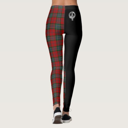 Clan MacLean Crest  Tartan Leggings