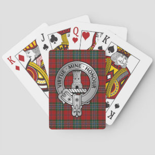Clan MacLean Crest & Tartan Poker Cards