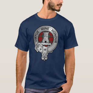 Clan MacLean Crest & Tartan T-Shirt