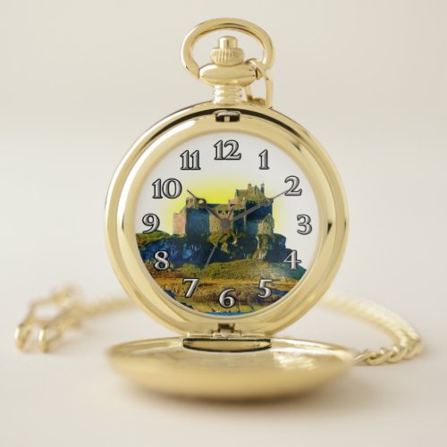 Clan MacLean Duart Castle Isle of Mull Scotland Pocket Watch