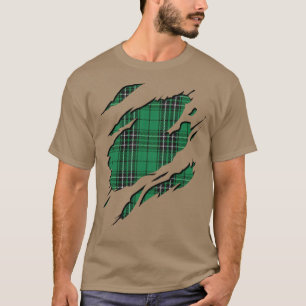 Clan MacLean Hunting Tartan Plaid Effects T-Shirt