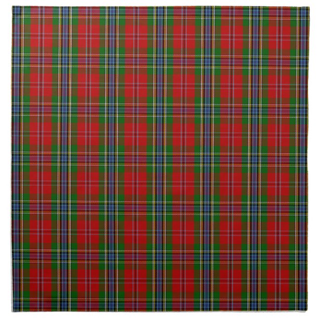 Clan MacLean Of Duart Tartan Cloth Napkin (Front)