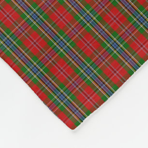 Clan MacLean Of Duart Tartan Fleece Blanket