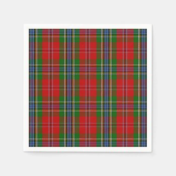 Clan Maclean Of Duart Tartan Paper Napkins by thecelticflame at Zazzle