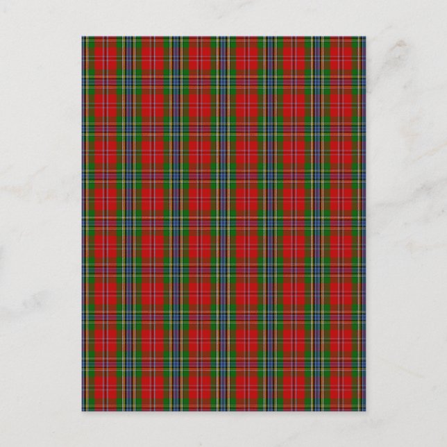 Clan MacLean Of Duart Tartan Postcard (Front)
